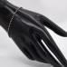 Auksinė apyrankė su oniksu 17+cm 235B03