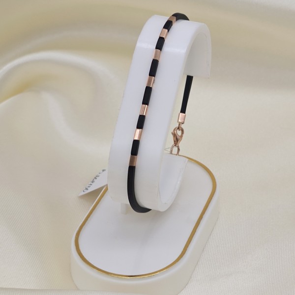 Kaučiukinė apyrankė su auksu B208130