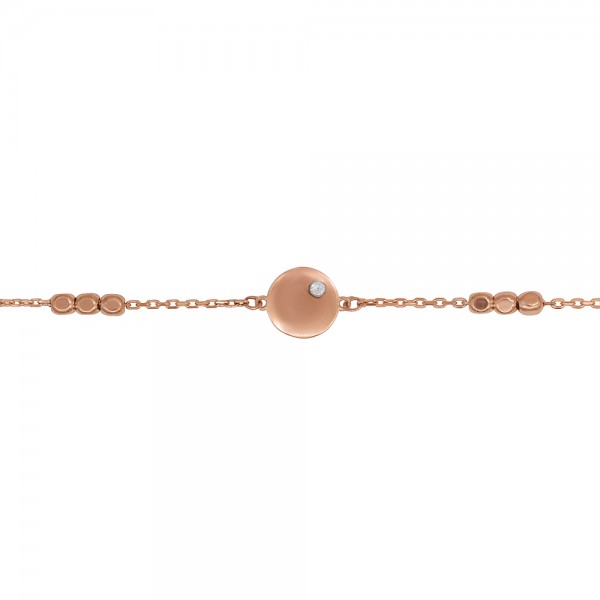 Auksinė apyrankė su cirkoniu 17.5cm 088B11