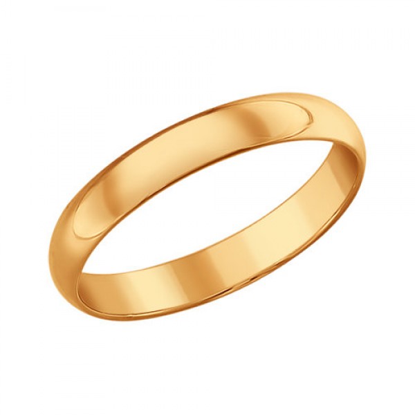 Auksinis vestuvinis žiedas "Classic" 3mm 224K05
