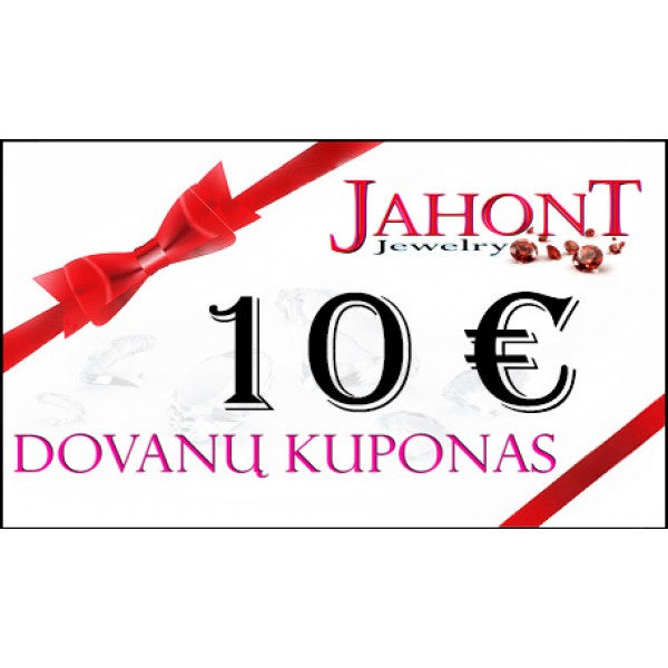 Dovanų kuponas 10 EUR