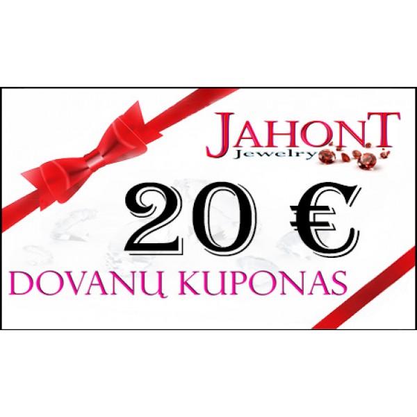 Dovanų kuponas 20 EUR