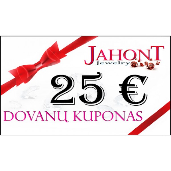 Dovanų kuponas 25 EUR