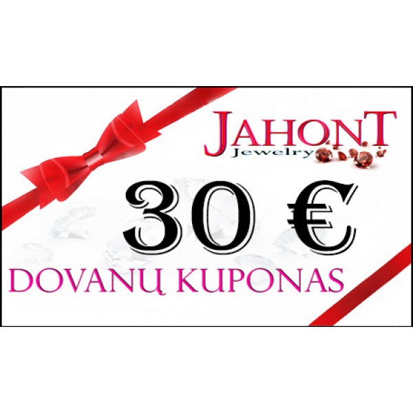 Dovanų kuponas 30 EUR