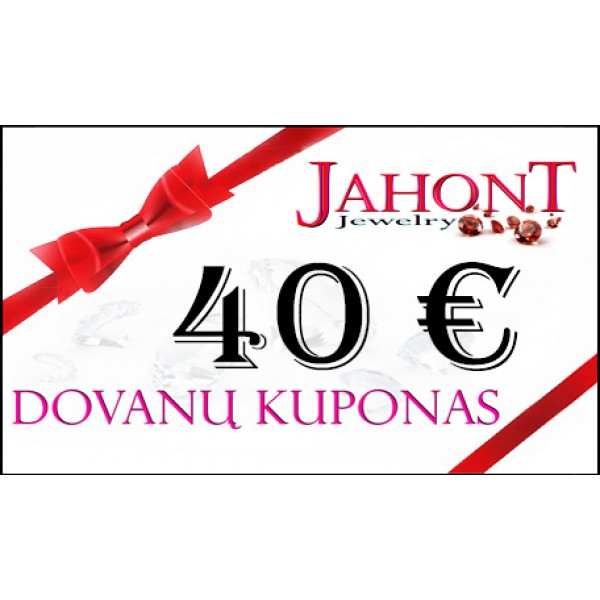 Dovanų kuponas 40 EUR