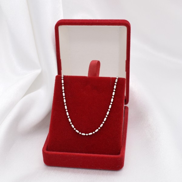 Sidabrinė  grandinėlė  "Bead" 40 cm