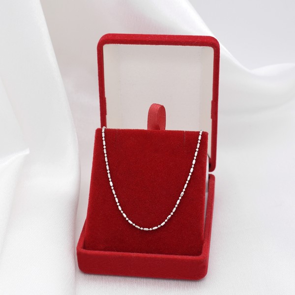 Sidabrinė  grandinėlė  "Bead" 50 cm