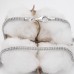 Sidabrinė  grandinėlė  "Bead" 45 cm