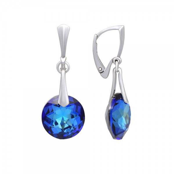 Sidabriniai auskarai su Swarovski 190S73