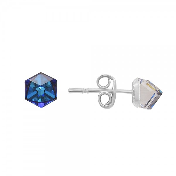 Sidabriniai auskarai su Swarovski 190S34