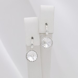 Sidabriniai auskarai su Swarovski 418S122