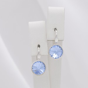 Sidabriniai auskarai su Swarovski 418S123 Sidabriniai auskarai su Swarovski 418S123