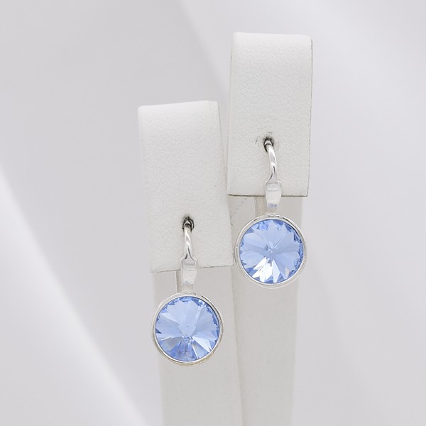 Sidabriniai auskarai su Swarovski 418S123
