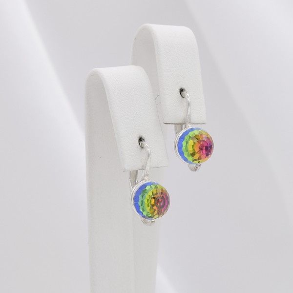 Sidabriniai auskarai su Swarovski 418S11