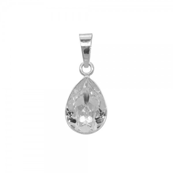Sidabrinis pakabukas su Swarovski 155P10