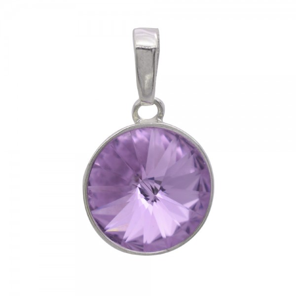 Sidabrinis pakabukas su Swarovski 158P25