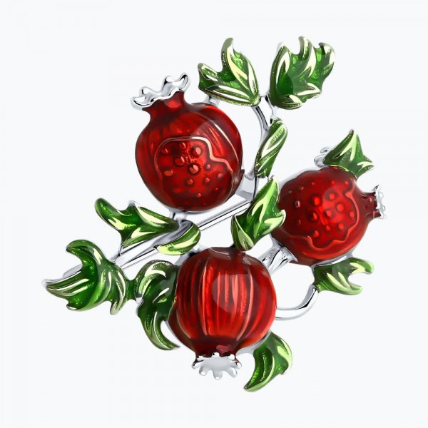 Sidabrinė sagė su emaliu  94040298