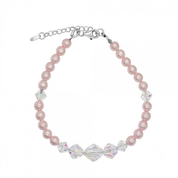 Sidabrinė  apyrankė su Swarovski 199B03