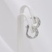 Sidabriniai auskarai su cirkoniais 418S66 Sidabriniai auskarai su cirkoniais 418S66