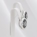Sidabriniai auskarai su Swarovski 43S41 Sidabriniai auskarai su Swarovski 43S41