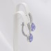 Sidabrinis komplektas su Swarovski 414S06 Sidabrinis komplektas su Swarovski 414S06