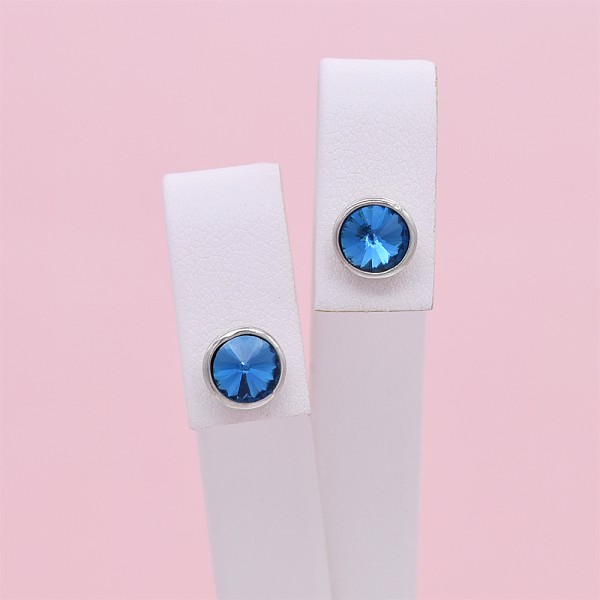 Sidabriniai auskarai su Swarovski 188S48