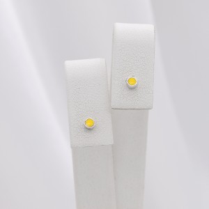Sidabriniai auskarai su emaliu 418S101 Sidabriniai auskarai su emaliu 418S101