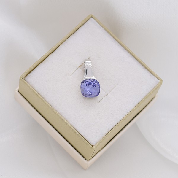 Sidabrinis pakabukas su Swarovski 414P02