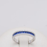 Sidabrinis žiedas su cirkoniais  17.5mm 425K09