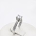Sidabrinis žiedas su Swarovski Zirconia 127K01